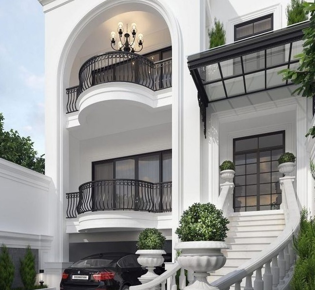 mẫu lan can sắt nhà phố đẹp, bền và đẳng cấp