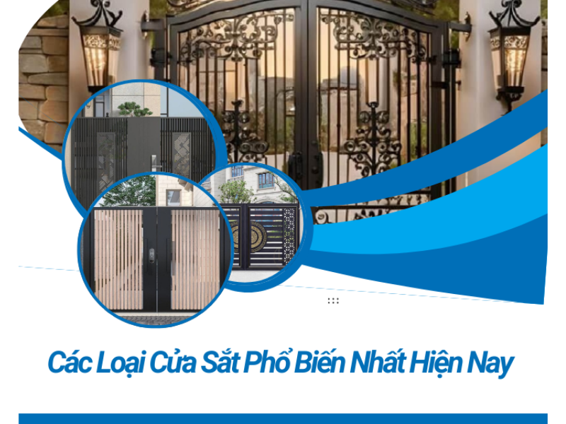 Tổng Hợp Các Loại Cửa Sắt Phổ Biến Nhất Hiện Nay Và Ứng Dụng Chi Tiết 