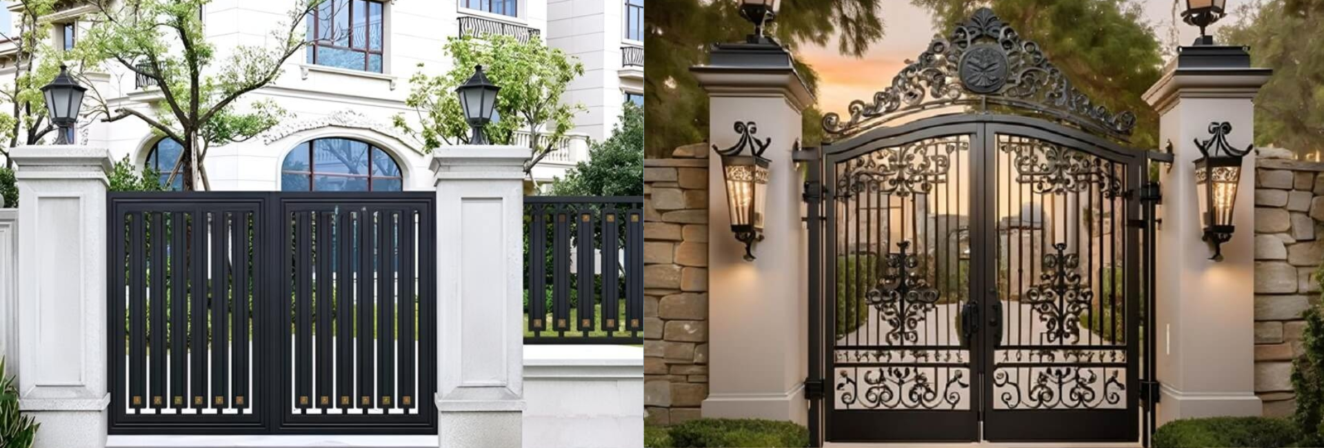 Cửa cổng sắt