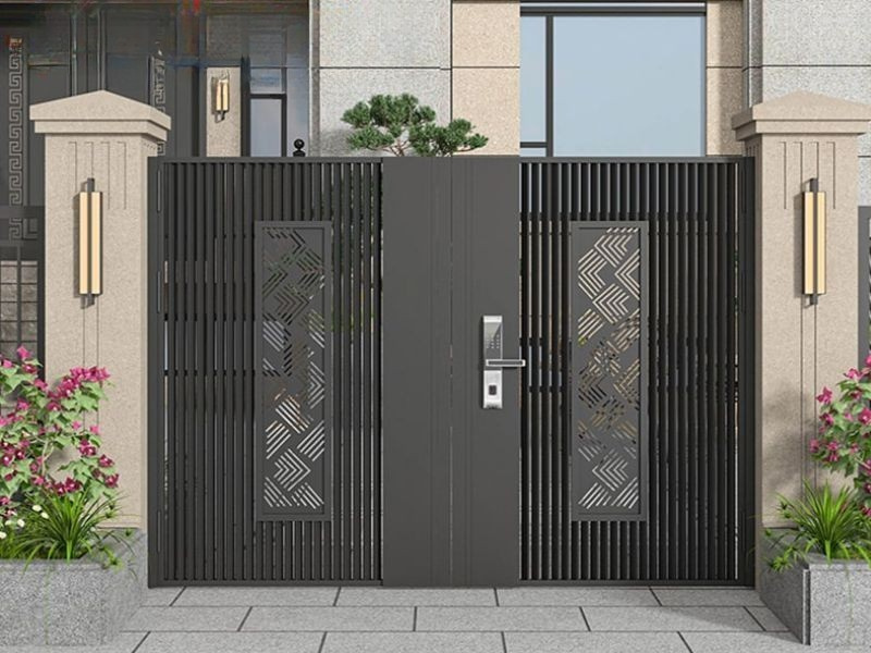 Mẫu Cửa Sắt 2 Cánh Sang Trọng