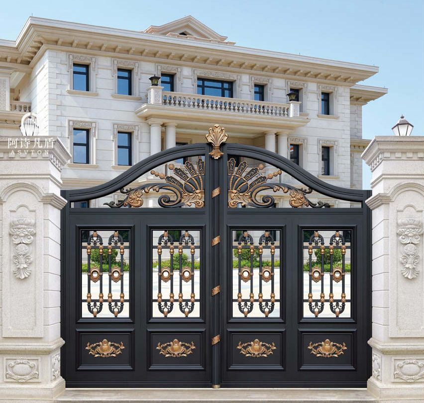 Cửa Sắt CNC Kết Hợp Nghệ Thuật (Tân Cổ Điển/Sang Trọng)