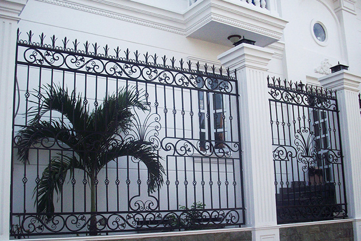 hàng rào sắt mỹ thuật