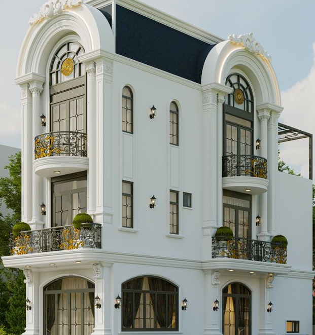 Lan Can Sắt tân cổ điển