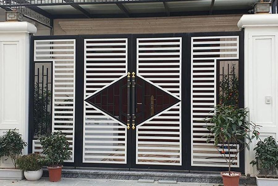 Mẫu Cửa Sắt 4 Cánh Đẹp