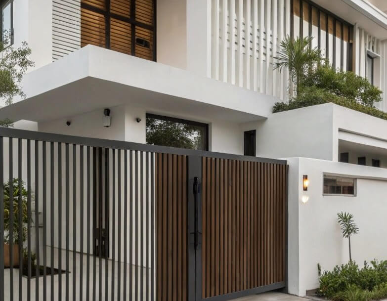 Hàng Rào Sắt Hộp Thanh Đứng