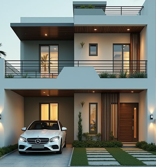 mẫu lan can sắt nhà phố hiện đại đơn giản