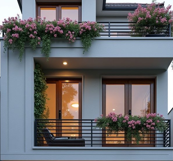 Mẫu Lan Can Sắt Nhà Phố Hiện Đại Đơn Giản